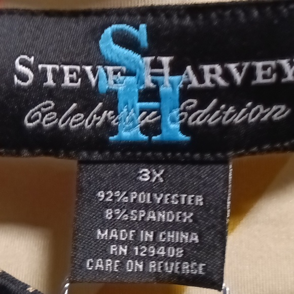 FINAL PRICE NWT Steve Harvey multi-colored striped animal print dress 3X - Picture 10 of 10